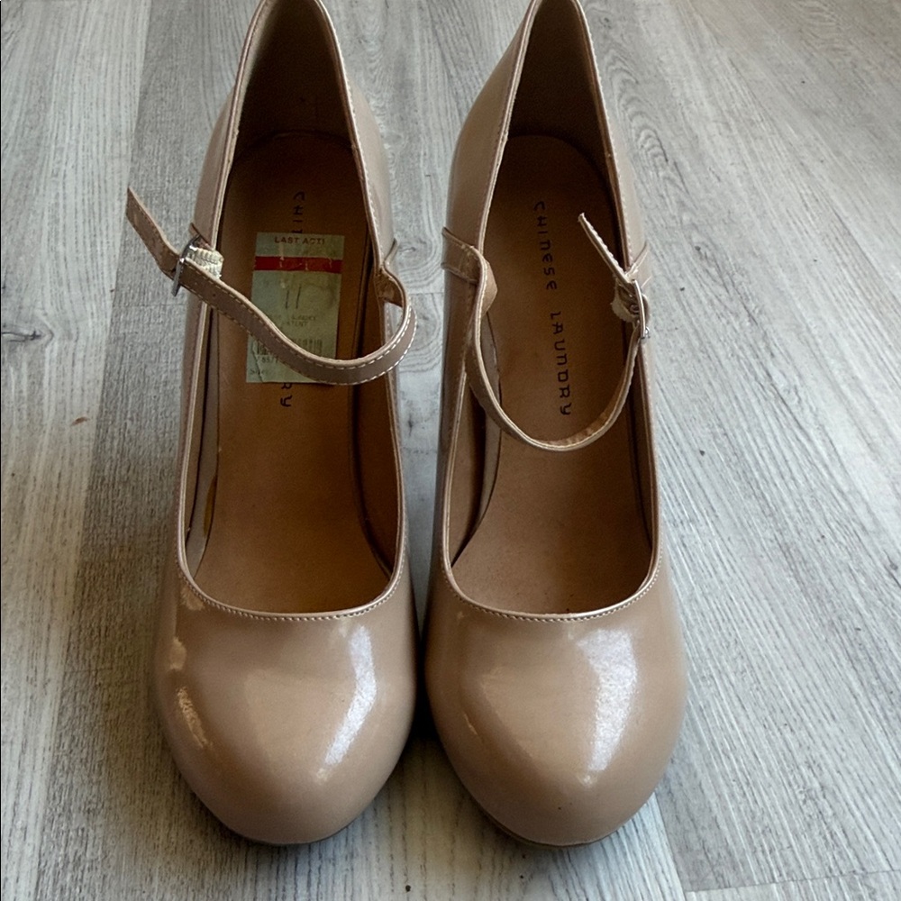 Chinese Laundry Nude Patent Mary Jane Pumps
Classic Heels